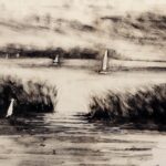 Sailing Beyond monotype by Trish Hurley