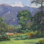 White Mountains oil on canvas by Mike Graves