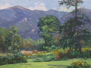 White Mountains oil on canvas by Mike Graves