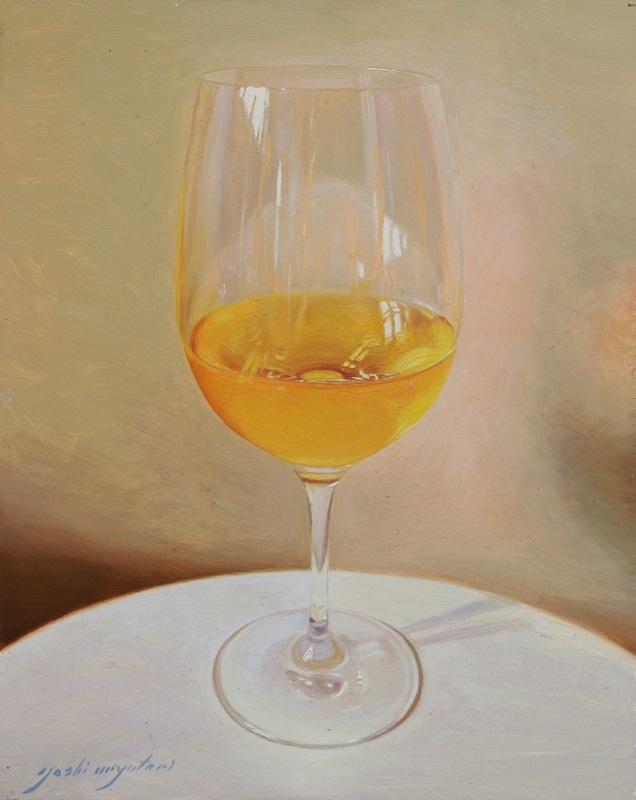 White Wine oil by Yoshi Mizutani