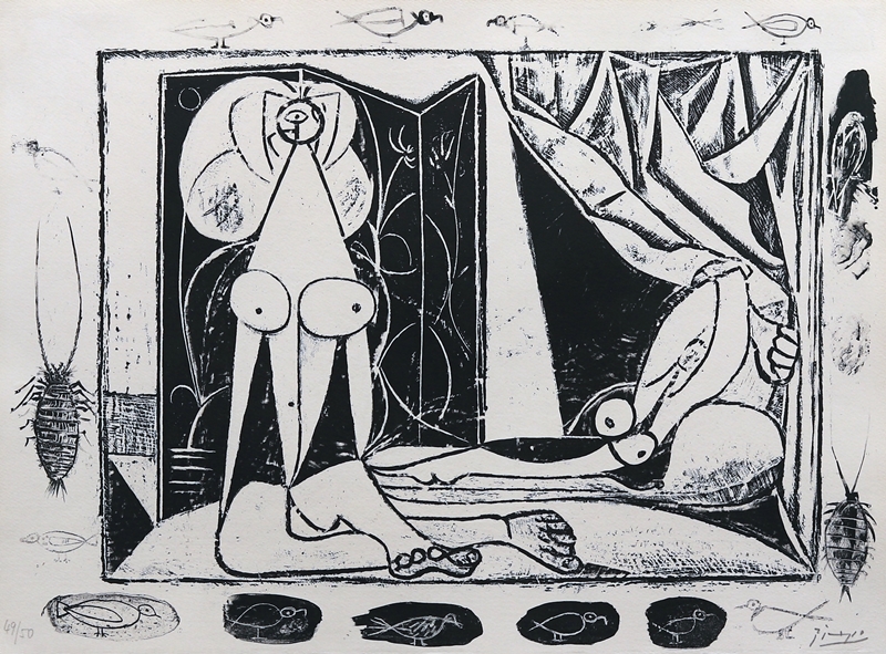 Les Deux Femmes Nues by Pablo Picasso