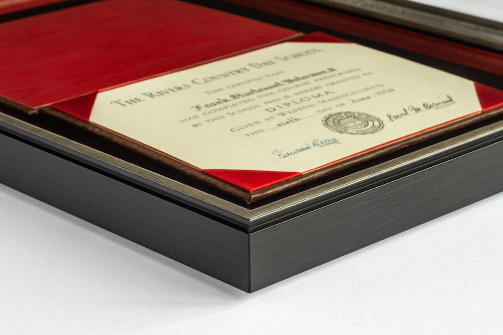 Custom framing by Page Waterman, Gallery and Framing, Wellesley