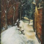 Church Street Alley Snow by Jeannie Celata