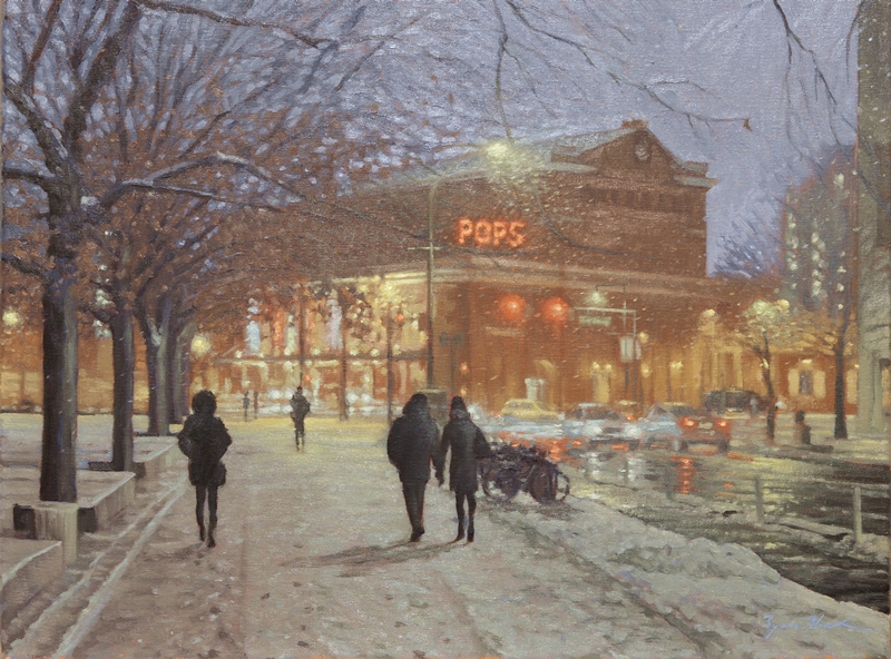 January Evening, Symphony Hall by Ryan Black