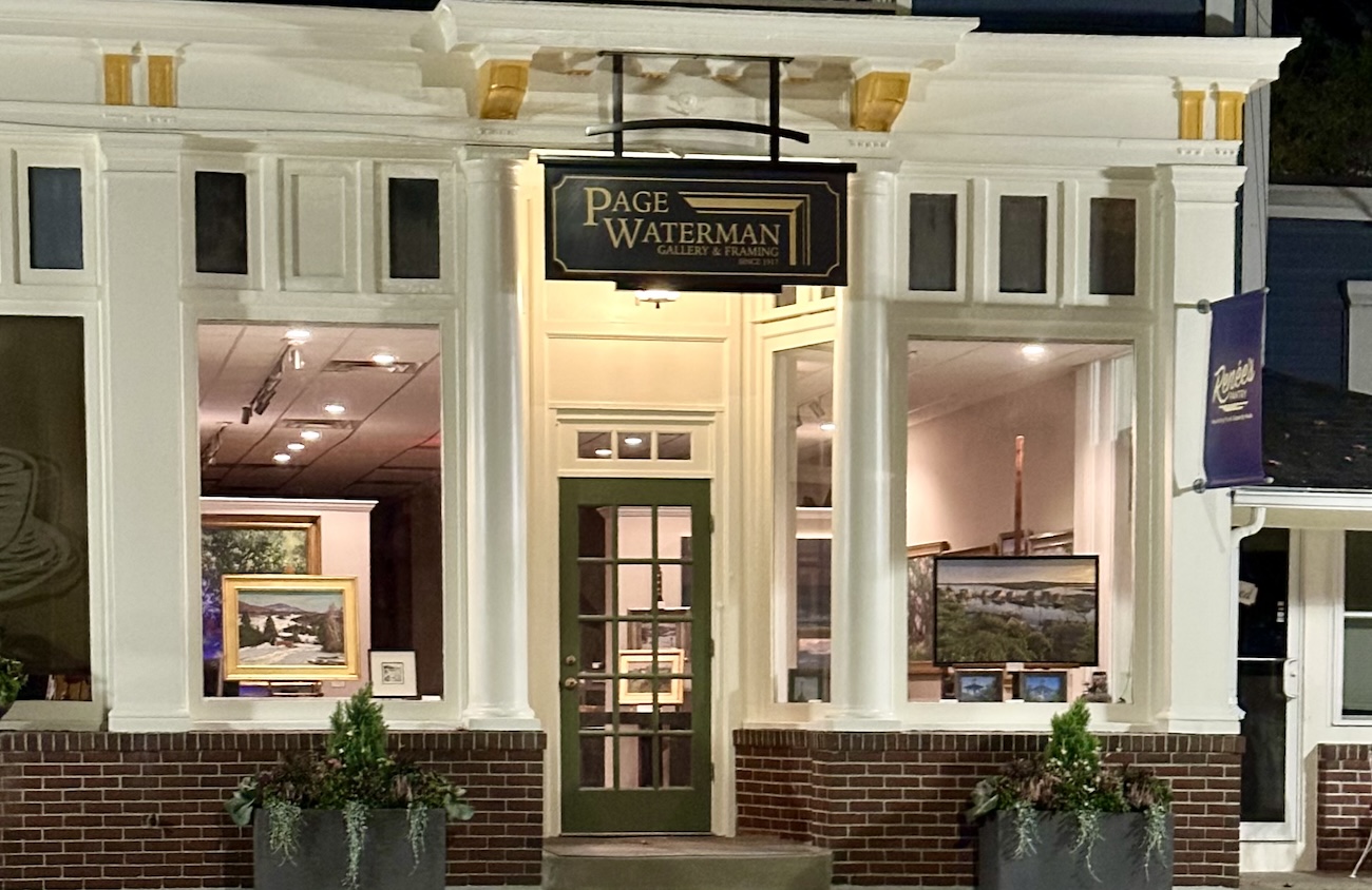 Page Waterman, Gallery & Framing at 57 Eliot Street in S. Natick, Massachusetts.