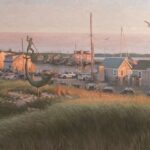 Swordfish Harpooner at Sunset (Menemsha) by Ryan Black