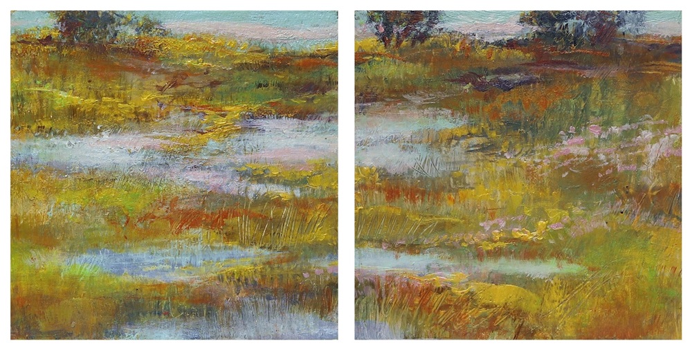 Shimmering Meadow I & II by Kendall Klingbeil