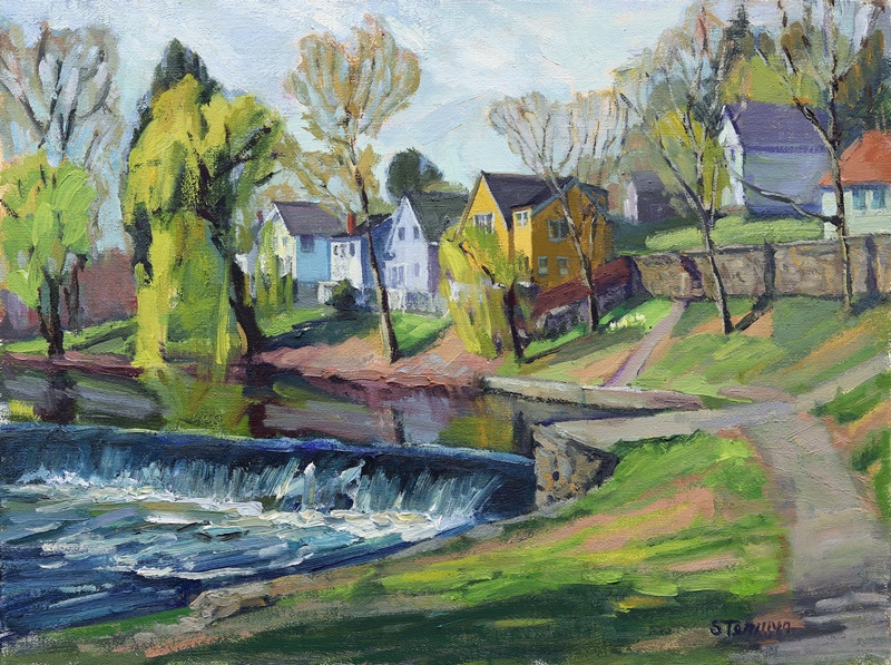Spring Scene, South Natick by Susan Termyn