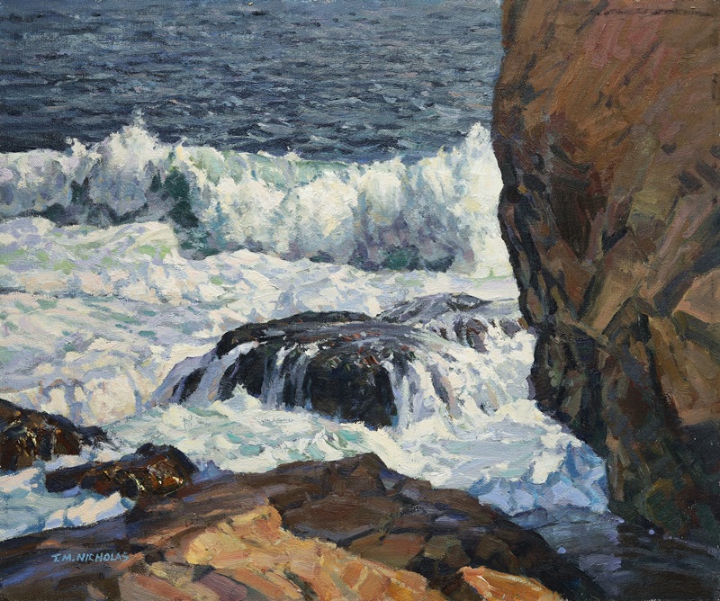 Incoming Tide, Gloucester by T.M. Nicholas