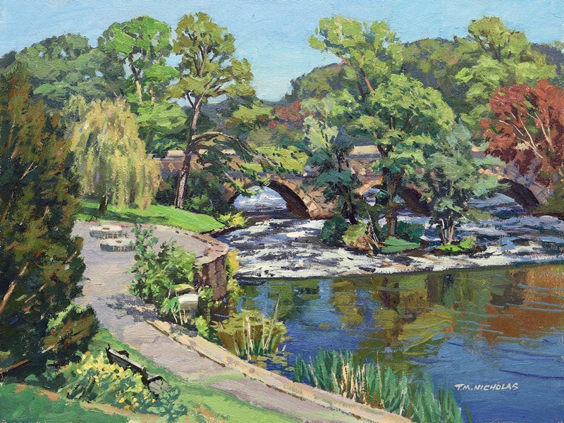 Late Spring on the Charles River by T.M. Nicholas