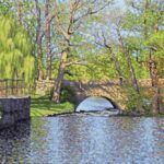 Spring Evening, Pleasant St Bridge by Ryan Black