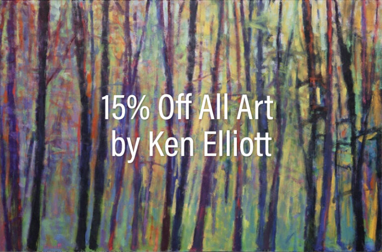 Art by Ken Elliott at Page Waterman Gallery & Framing, Natick, MA