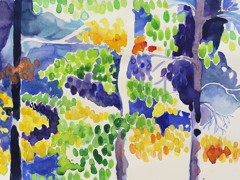 Elm Bank Autumn by Kerry Gorton Evans