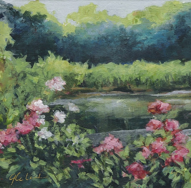 Late Summer Roses by Jeannie Celata