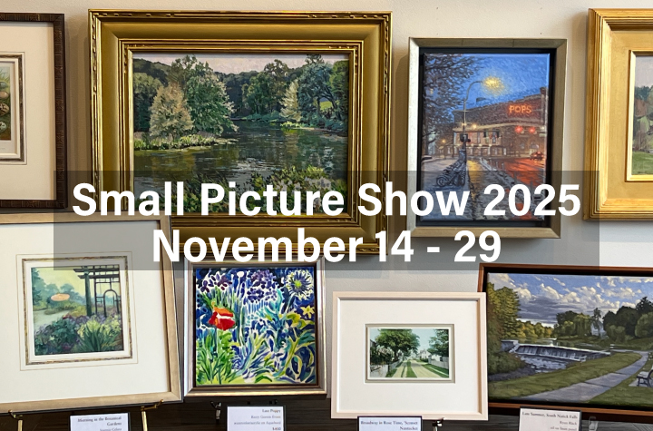 Small Picture Show at Page Waterman Gallery and Framing in Natick, MA.