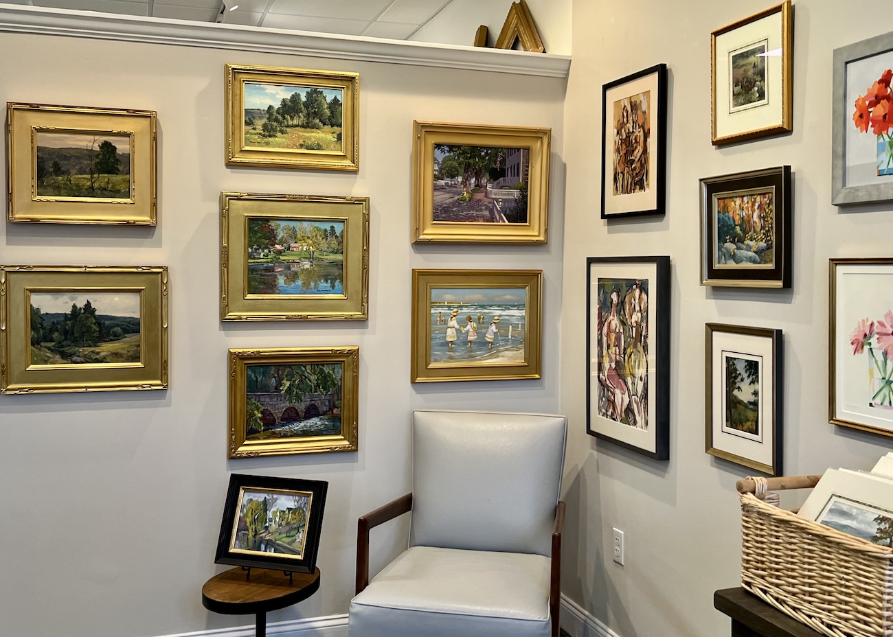 Small Picture Show at Page Waterman Gallery and Framing in Natick, MA.