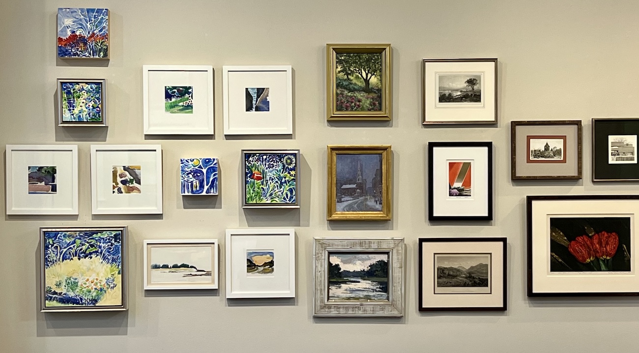 Small Picture Show at Page Waterman Gallery and Framing in Natick, MA.