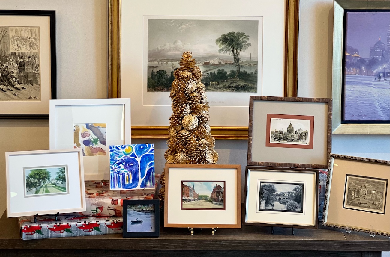 Beautiful art for holiday giving priced at $250 and under at Page Waterman Gallery and Framing in Natick, MA.