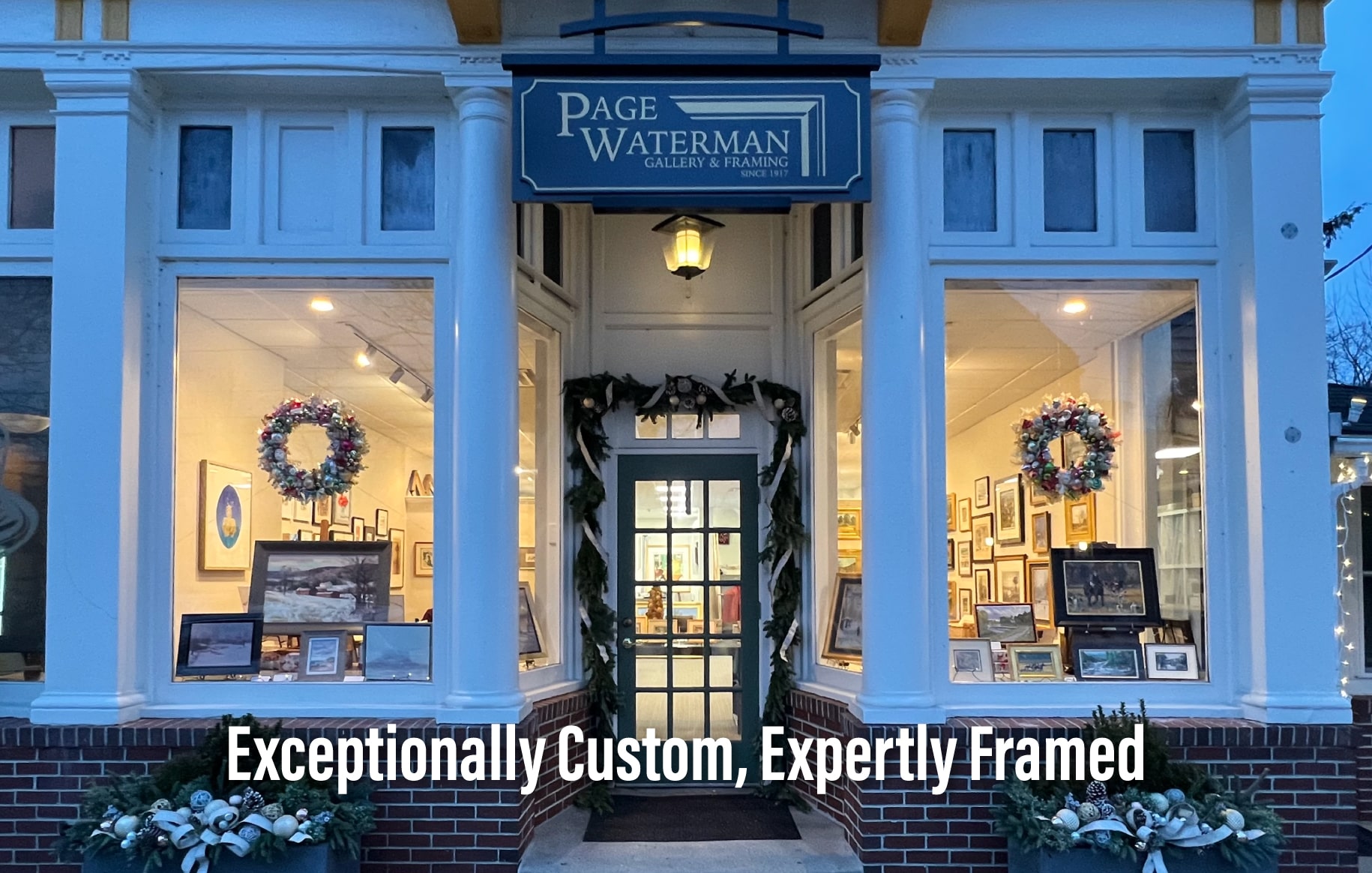 Page Waterman Gallery and Framing, Natick, MA.