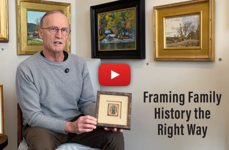 Old family photos deserve more than a drawer. Learn how expert custom framing preserves and honors family history at Page Waterman Gallery & Framing.
