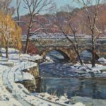 South Natick in Winter by T.M. Nicholas