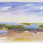small sketch seascape oil painting