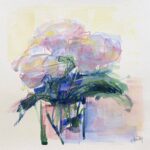contemporary colorful Floral painting