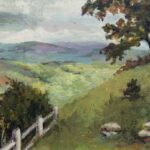 small Vermont landscape painting
