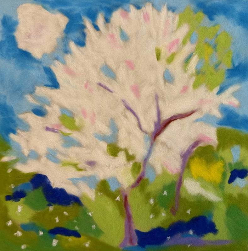 Falling Petals by Kerry Gorton Evans