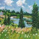 Midsummer Marsh by Roger Barron