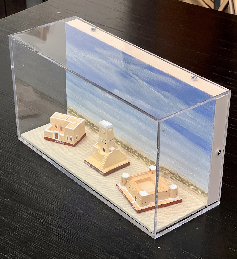 Framing Travel Souvenirs at Page Waterman Gallery & Framing, Natick, MA.