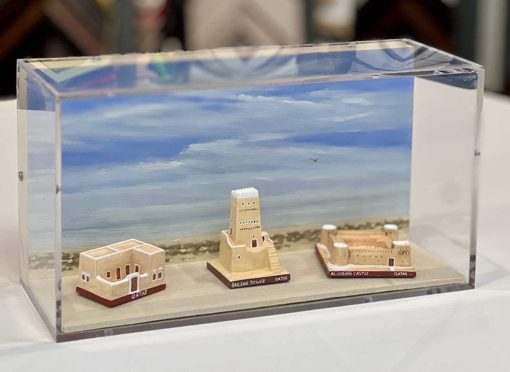 Framing Travel Souvenirs at Page Waterman Gallery & Framing, Natick, MA.