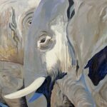 painting of elephants