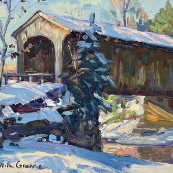 Covered Bridge, Vermont by Mike Graves