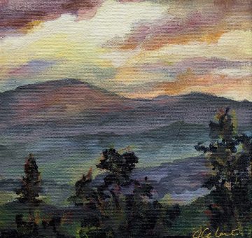 New Hampshire Sunset by Jeannie Celata