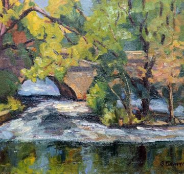 Reflections above the Charles by Susan Termyn