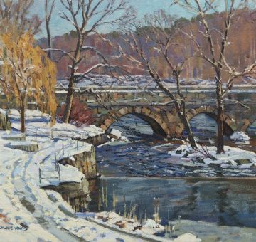 South Natick in Winter by T.M. Nicholas